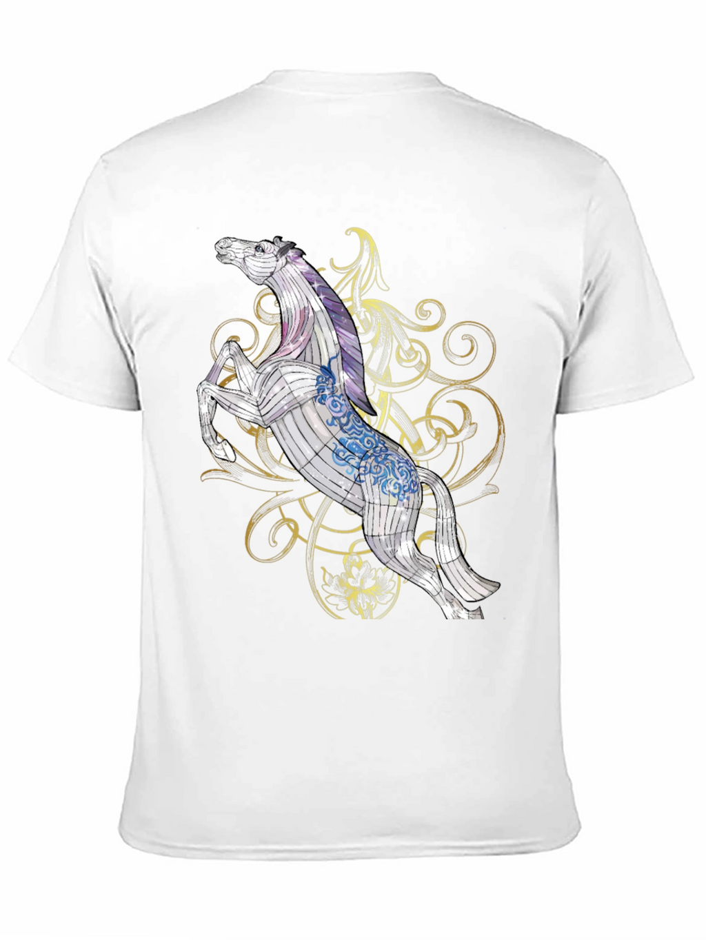 Horse Graphic Tee - Stylish Black T-Shirt