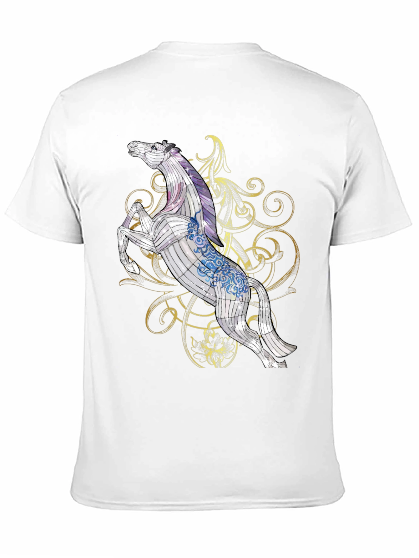 Horse Graphic Tee - Stylish Black T-Shirt