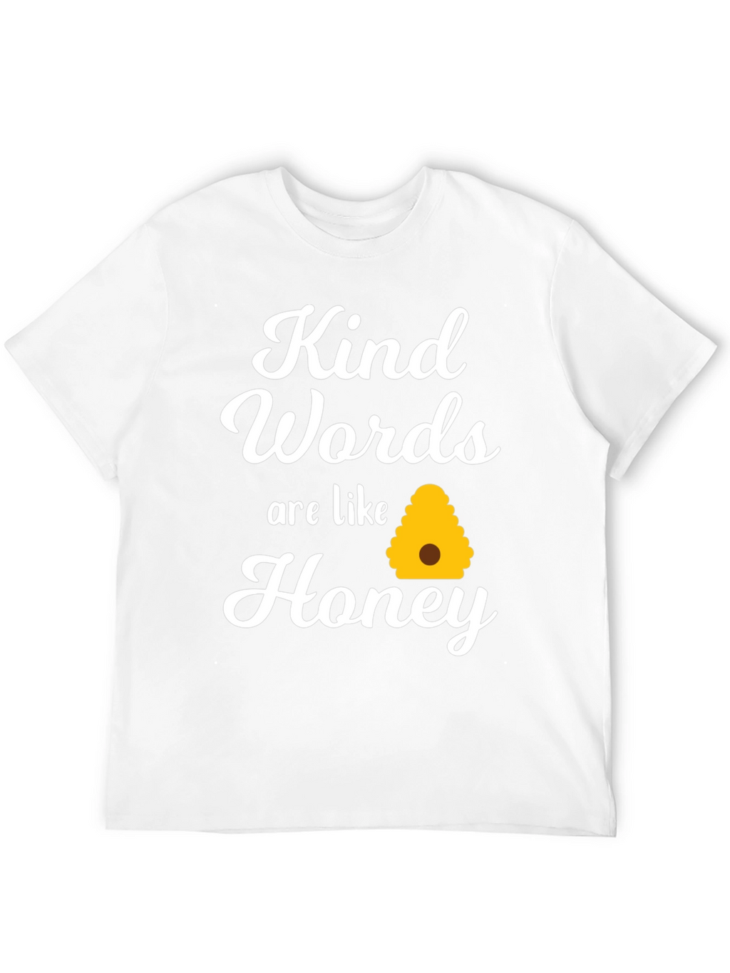 Kind Words Honey T-Shirt - Inspiring Comfort