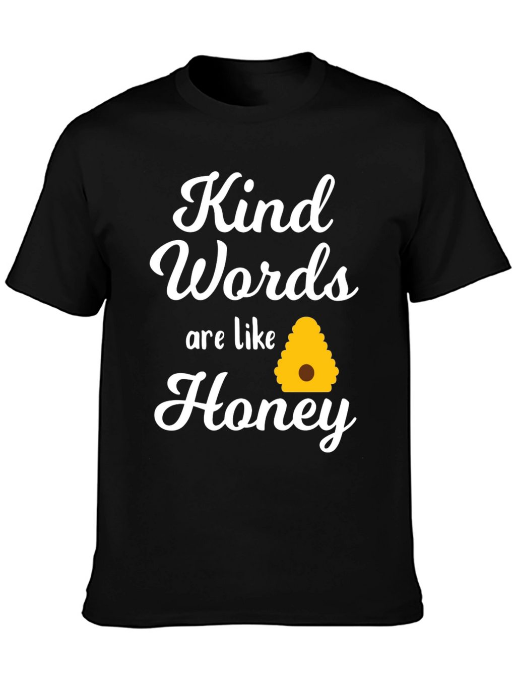 Kind Words Honey T-Shirt - Inspiring Comfort