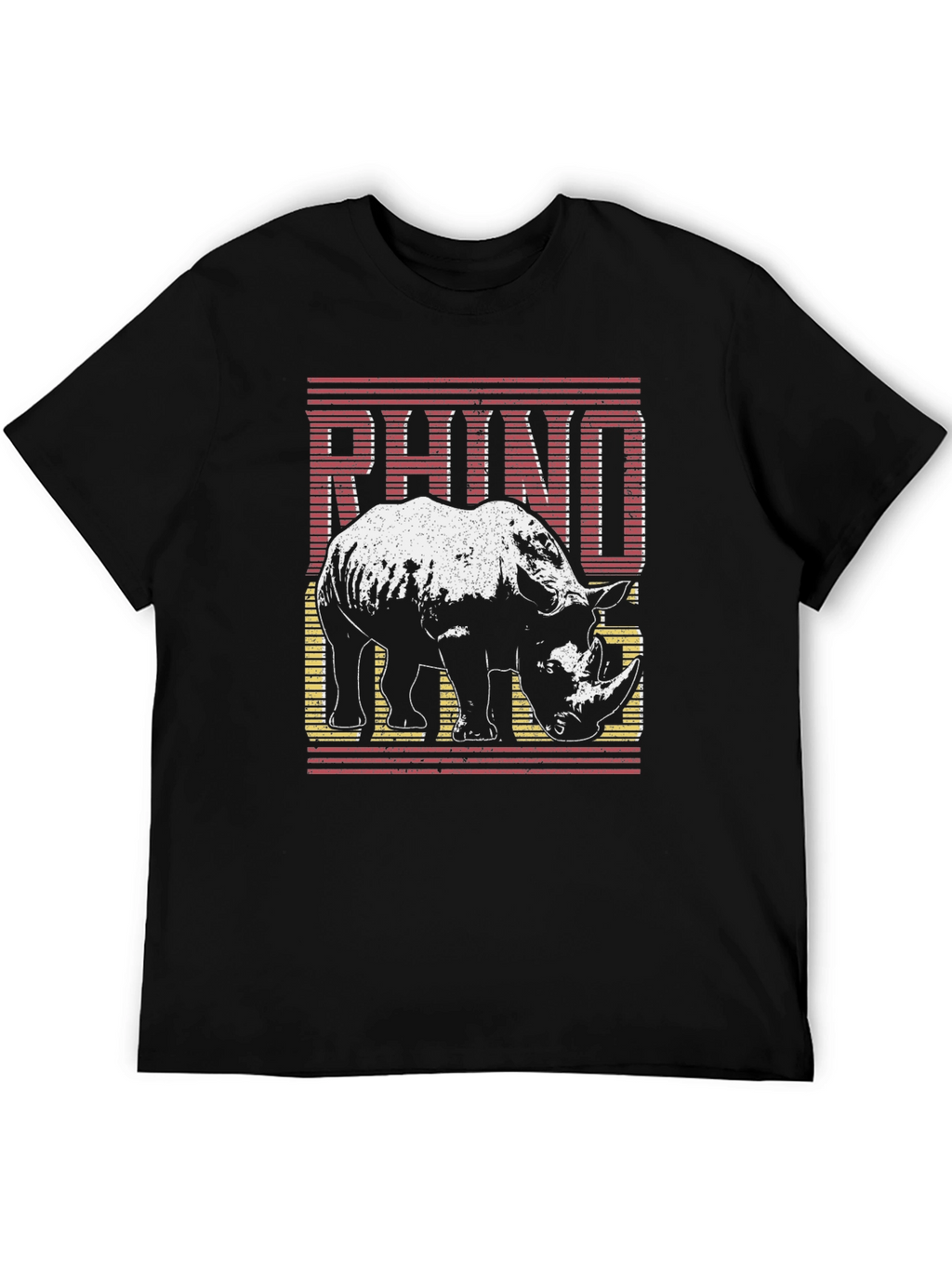 Rhino Graphic T-Shirt - Stylish Animal Tee