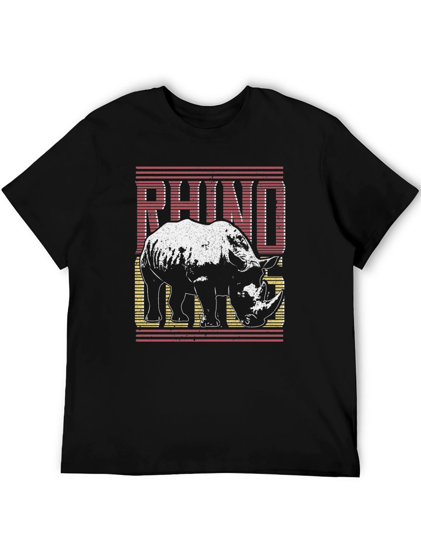 Rhino Graphic T-Shirt - Stylish Animal Tee