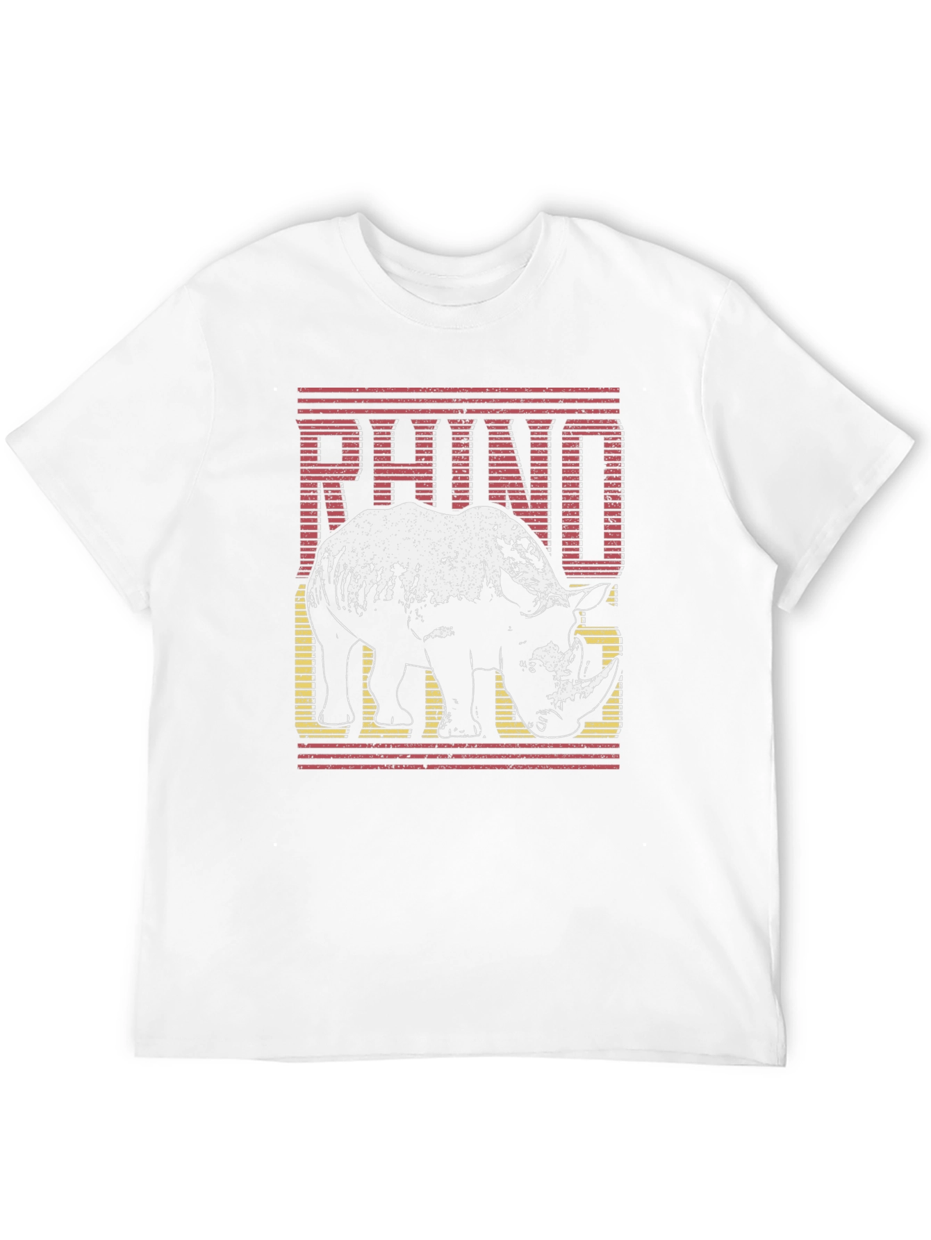 Rhino Graphic T-Shirt - Stylish Animal Tee