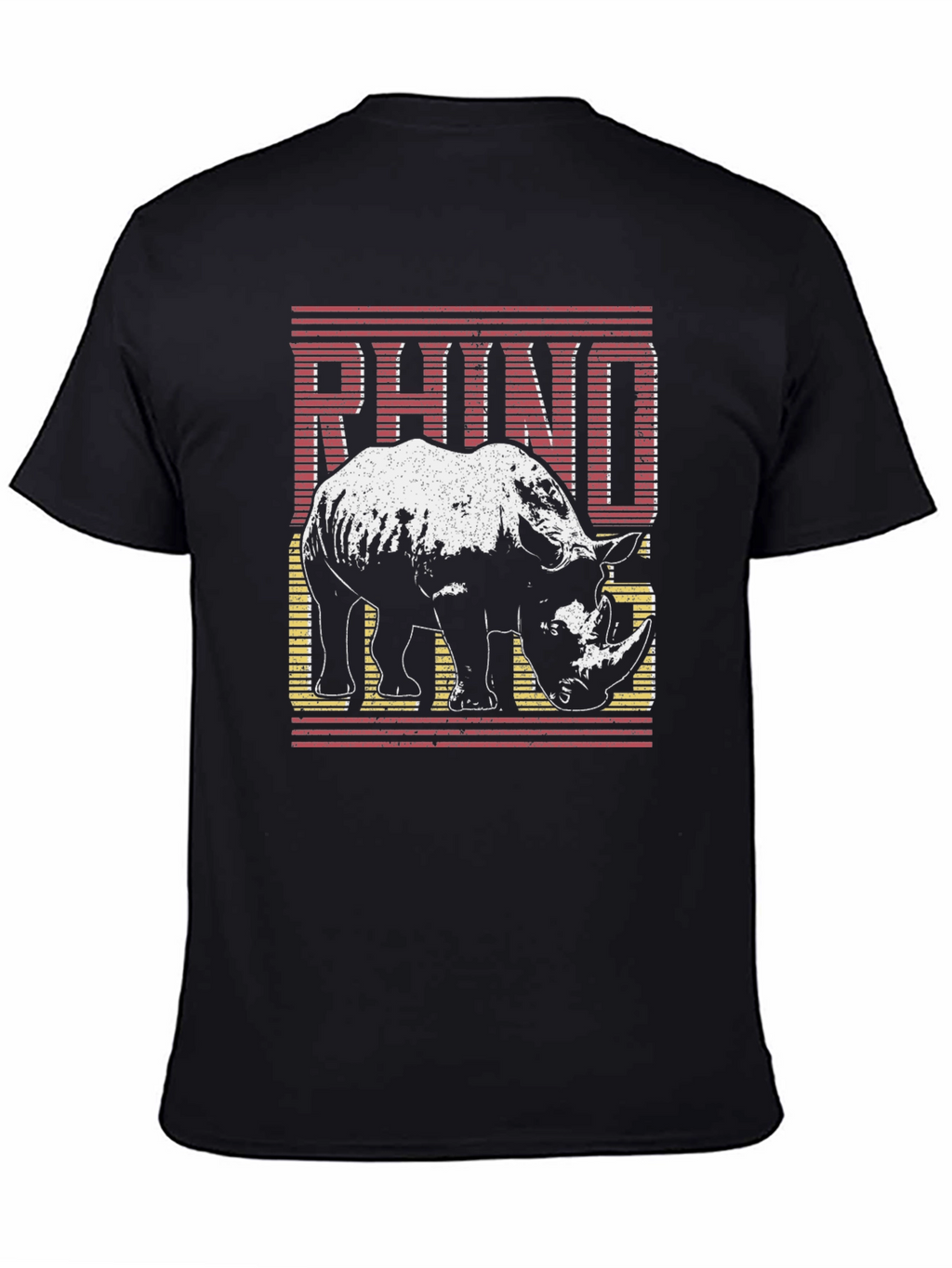 Rhino Graphic T-Shirt - Stylish Animal Tee