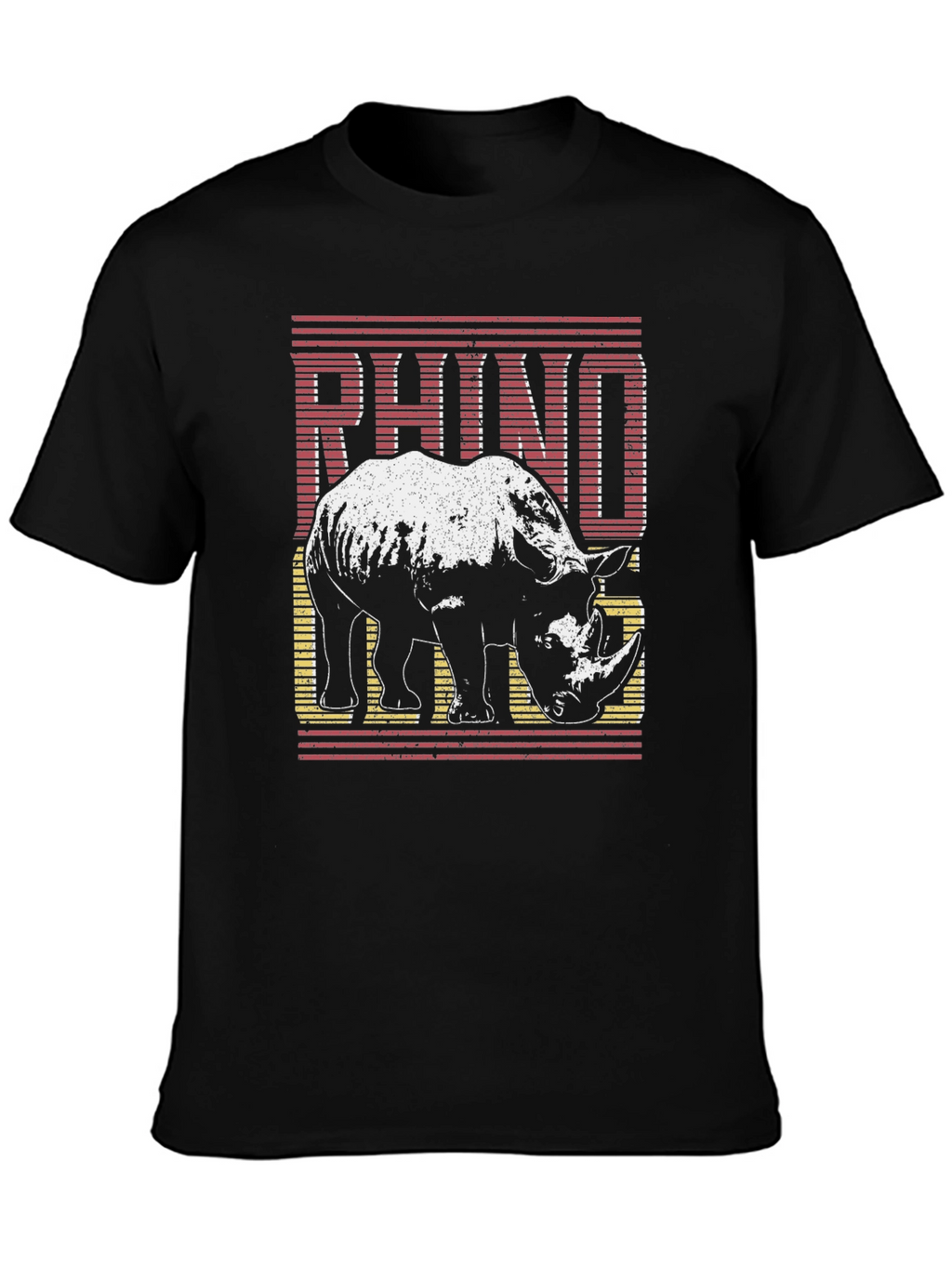 Rhino Graphic T-Shirt - Stylish Animal Tee
