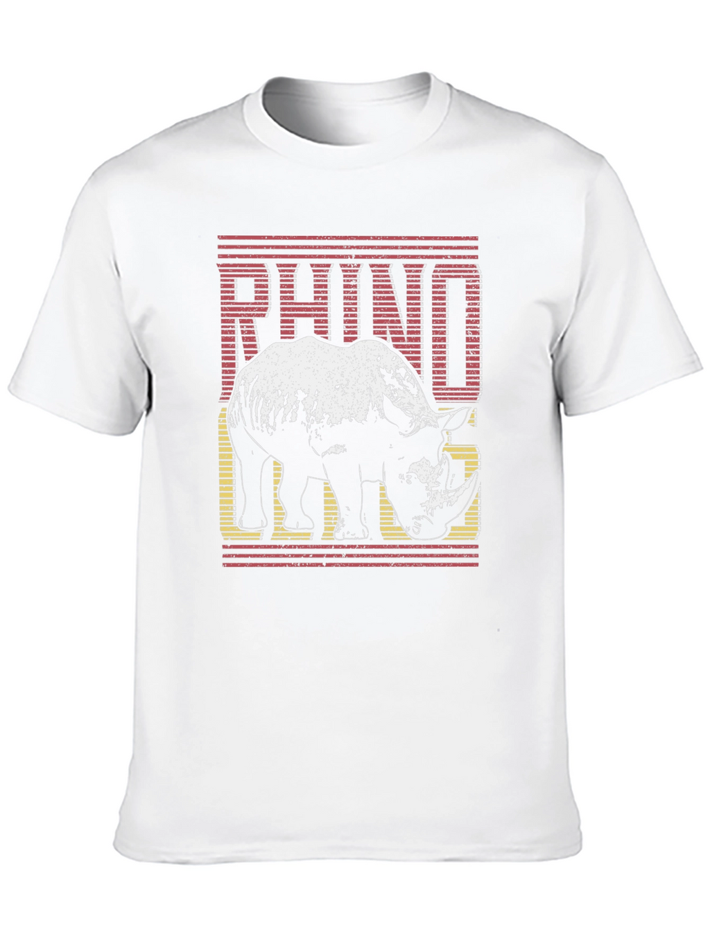 Rhino Graphic T-Shirt - Stylish Animal Tee