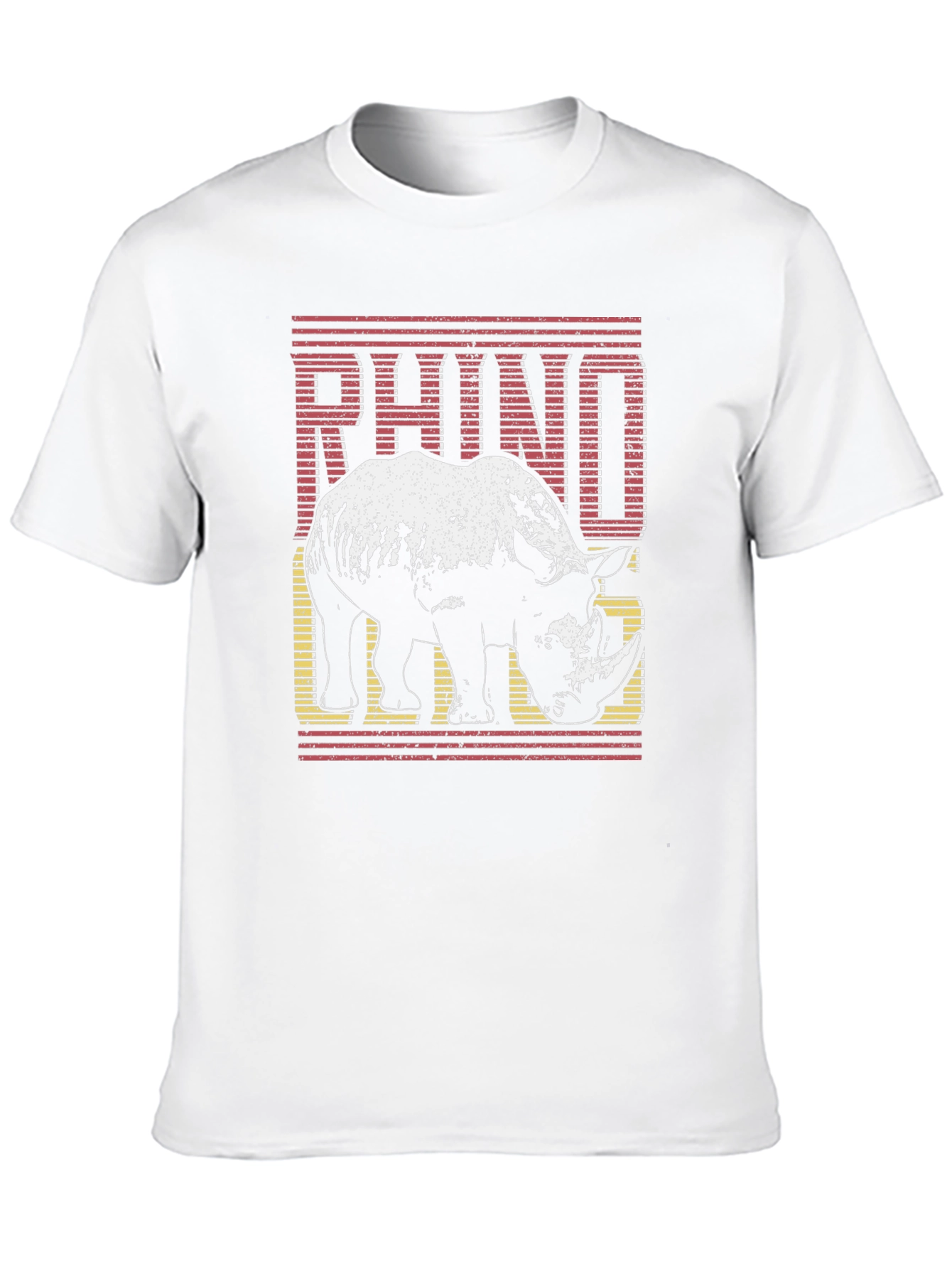 Rhino Graphic T-Shirt - Stylish Animal Tee