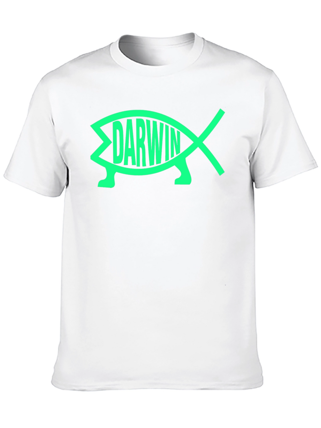 Darwin Fish Tee - Evolution Atheist T-Shirt