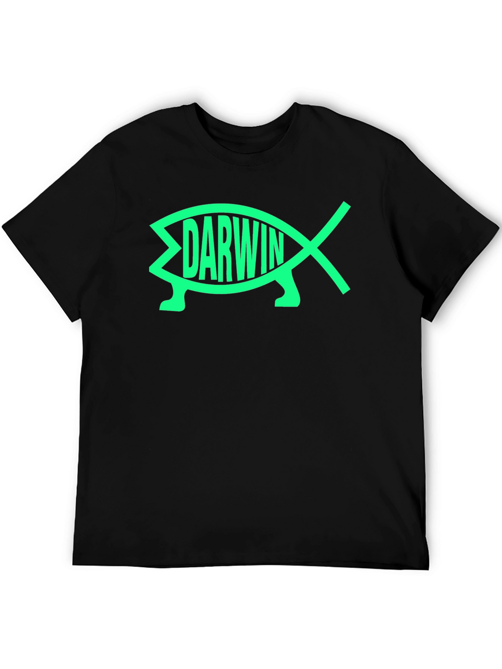 Darwin Fish Tee - Evolution Atheist T-Shirt