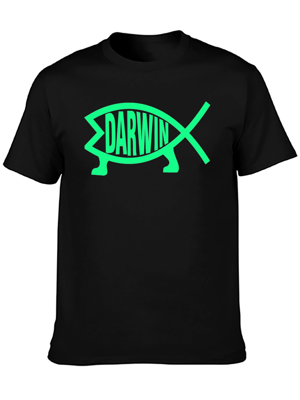 Darwin Fish Tee - Evolution Atheist T-Shirt
