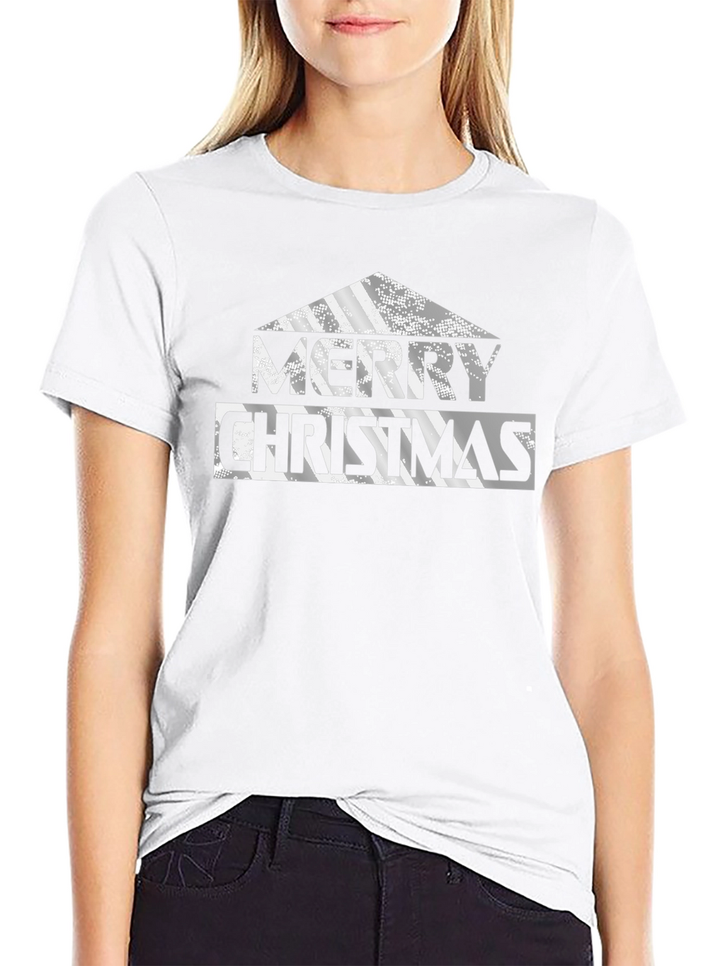Merry Christmas Graphic Print T-Shirt