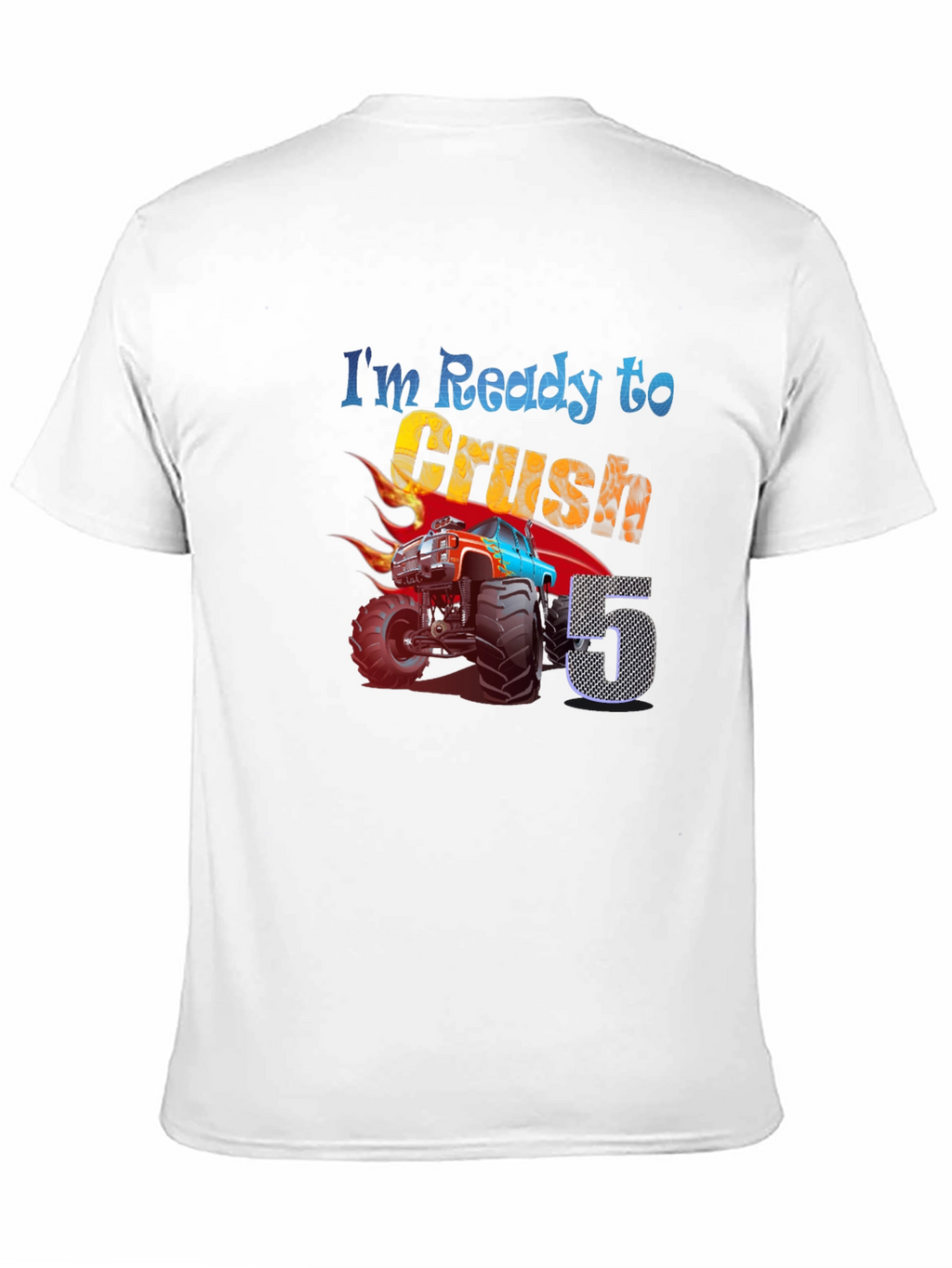 Ready to Crush Fifth Birthday T-Shirt