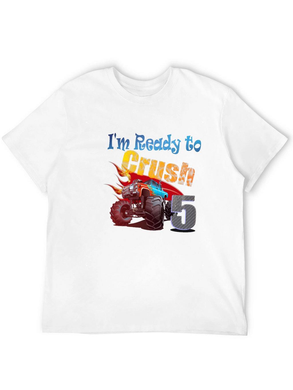 Ready to Crush Fifth Birthday T-Shirt