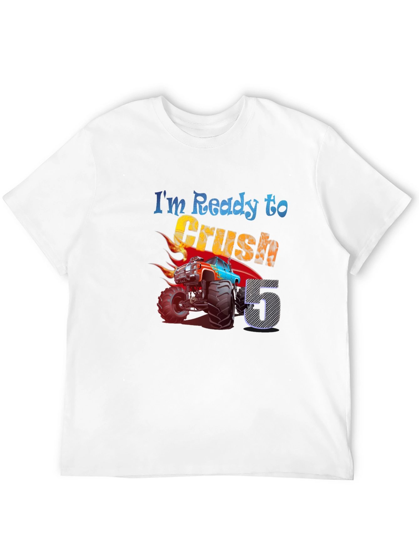 Ready to Crush Fifth Birthday T-Shirt