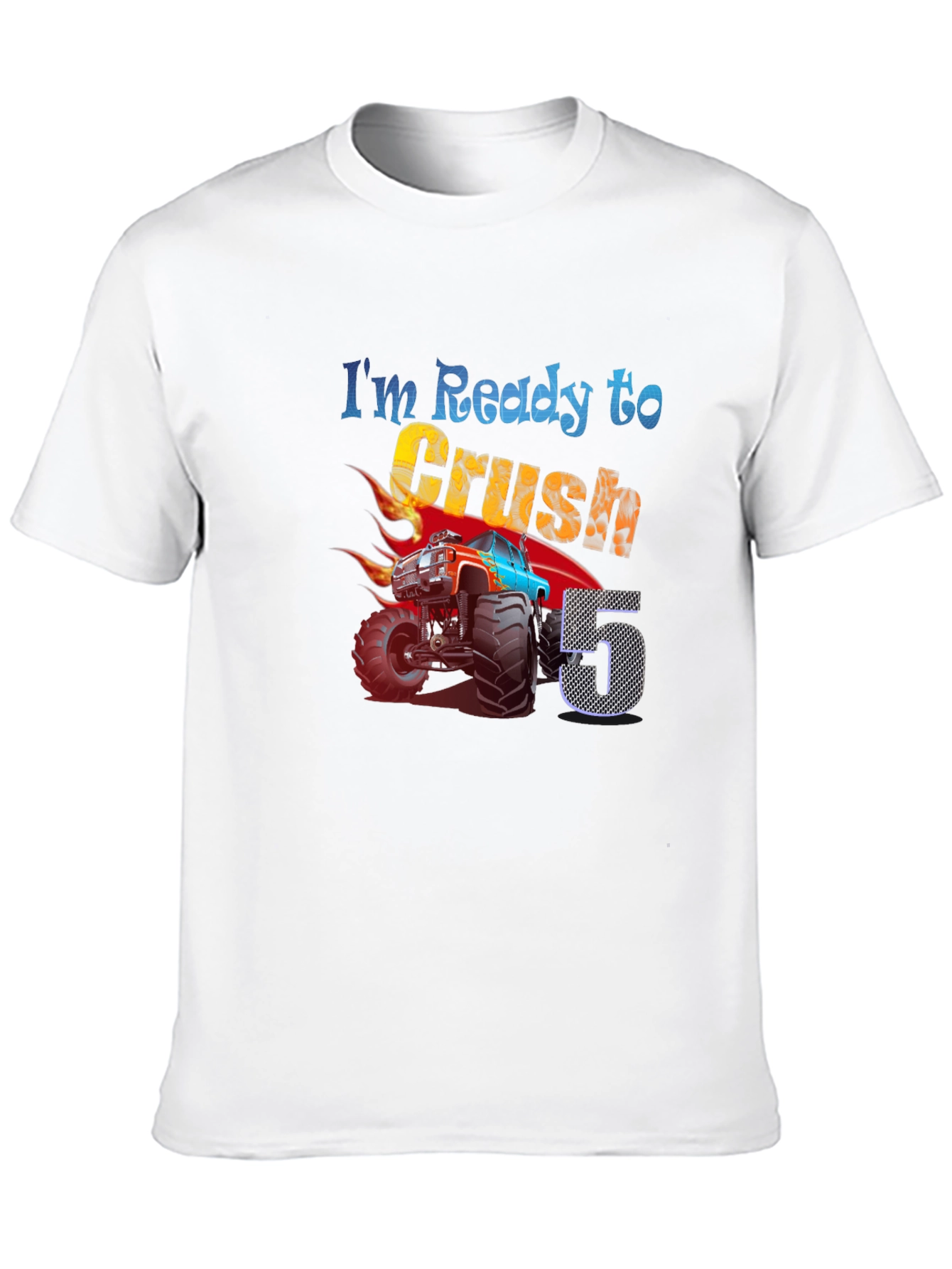 Ready to Crush Fifth Birthday T-Shirt