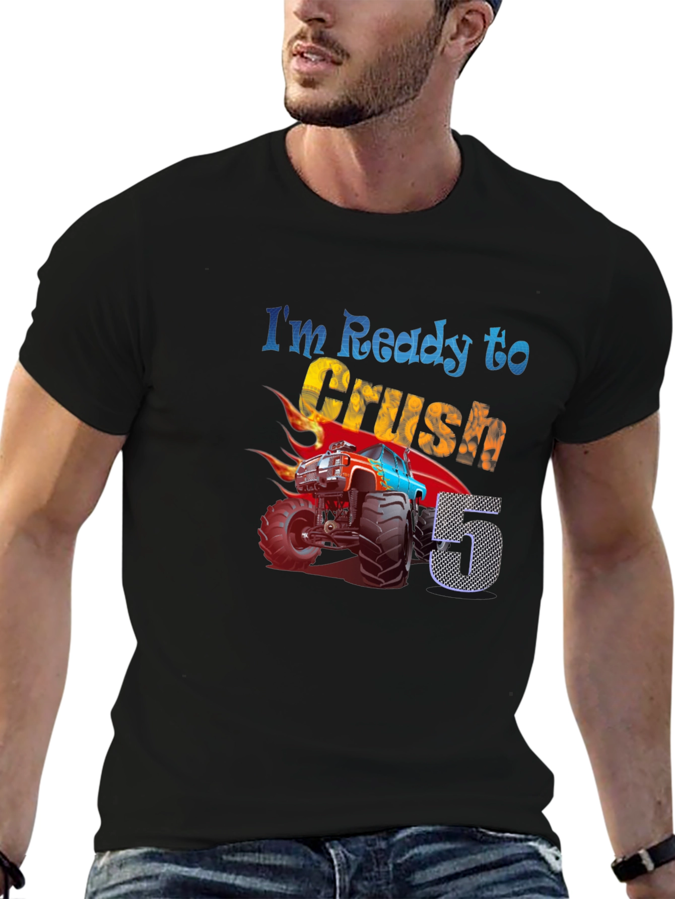 Ready to Crush Fifth Birthday T-Shirt