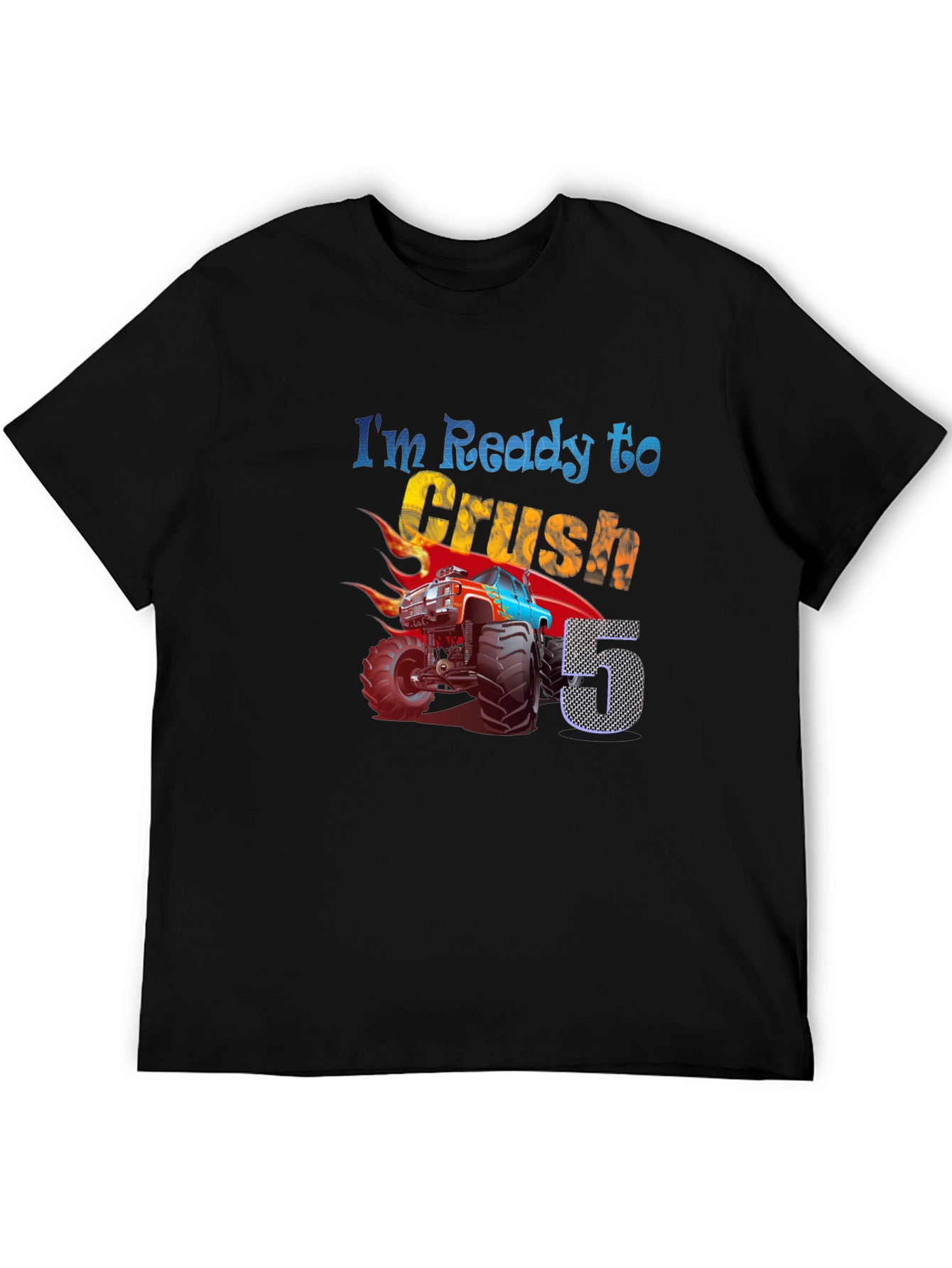 Ready to Crush Fifth Birthday T-Shirt