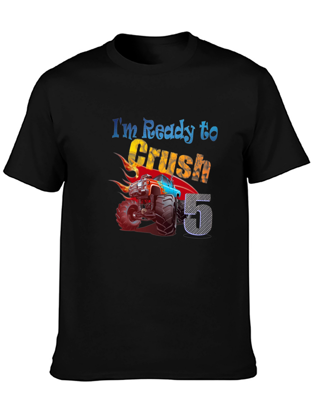 Ready to Crush Fifth Birthday T-Shirt