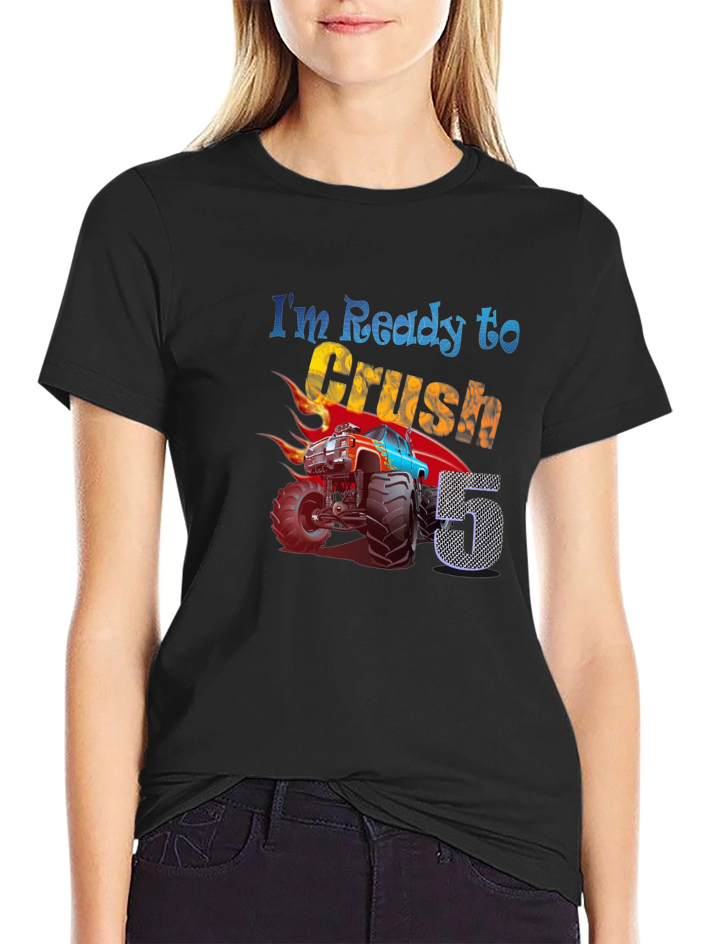 Ready to Crush Fifth Birthday T-Shirt
