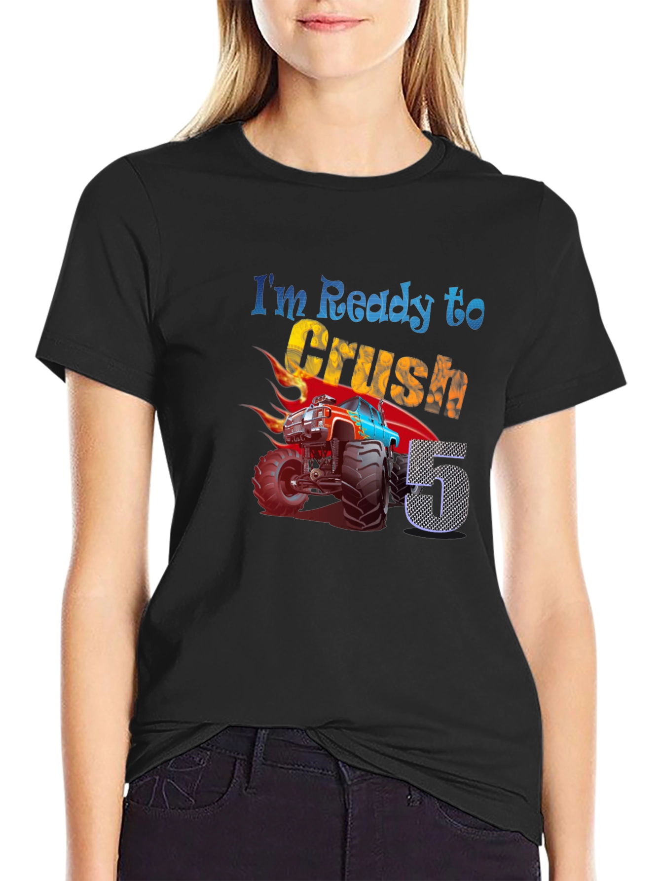 Ready to Crush Fifth Birthday T-Shirt