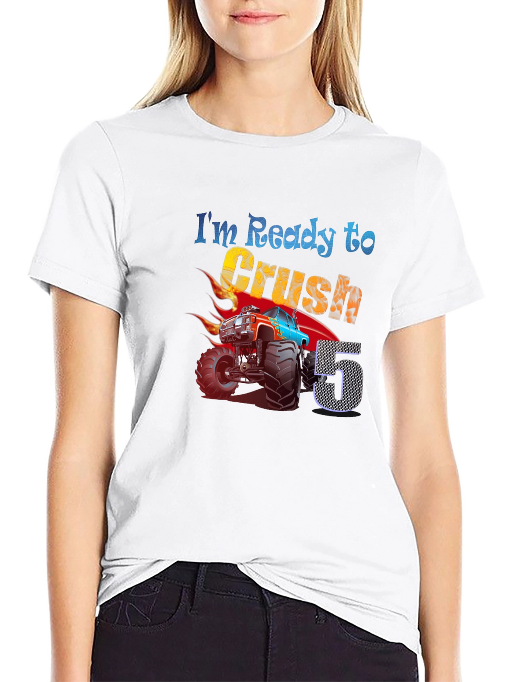 Ready to Crush Fifth Birthday T-Shirt