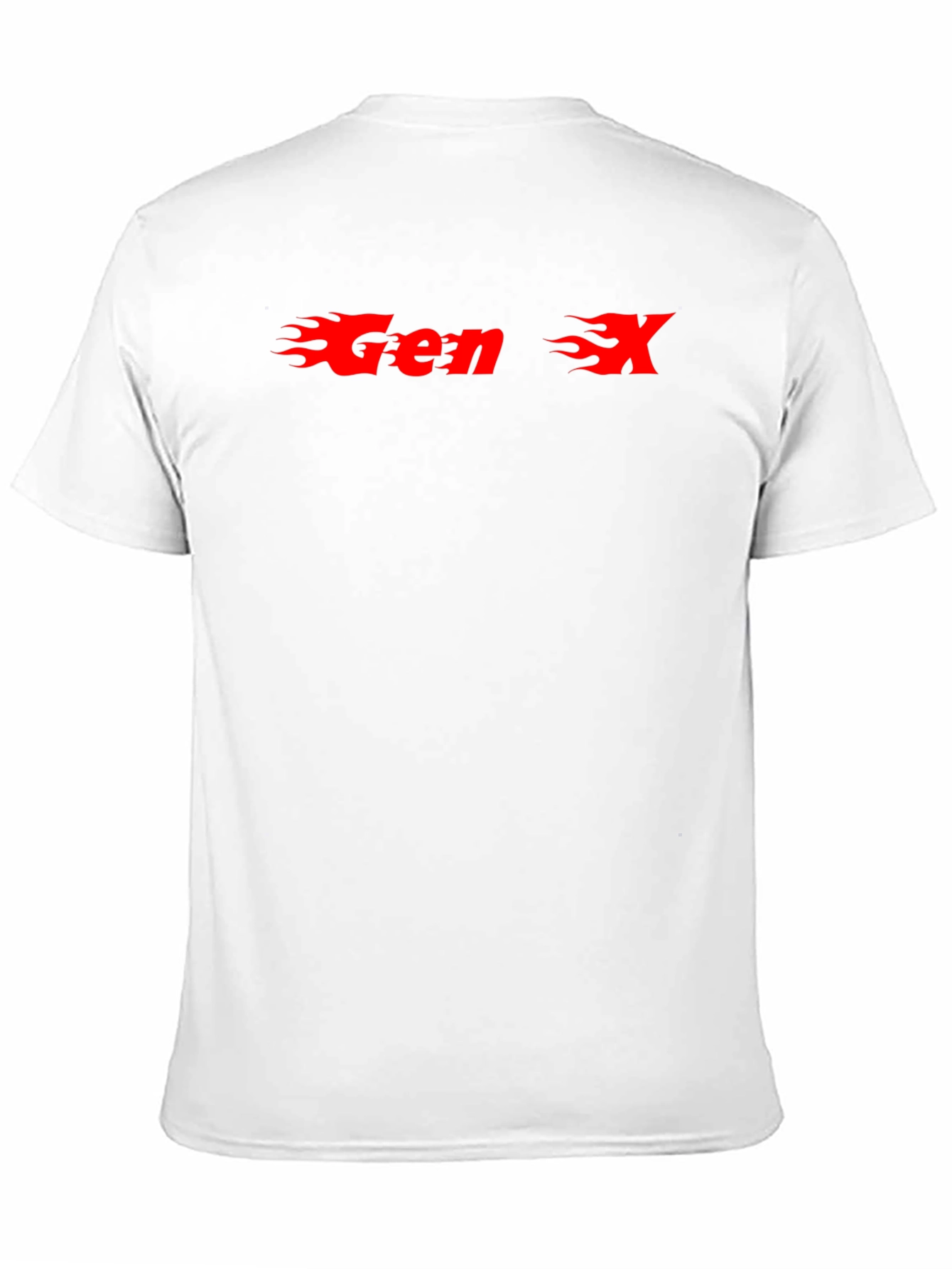 Gen X Flame Graphic T-Shirt - Black
