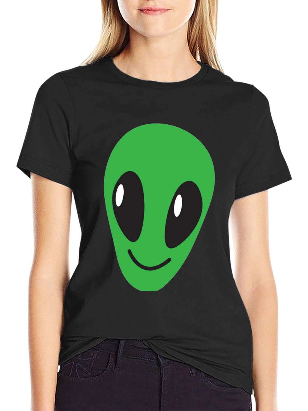 Alien Head Graphic T-Shirt - Extraterrestrial Style