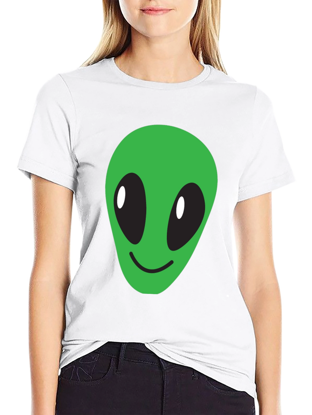 Alien Head Graphic T-Shirt - Extraterrestrial Style