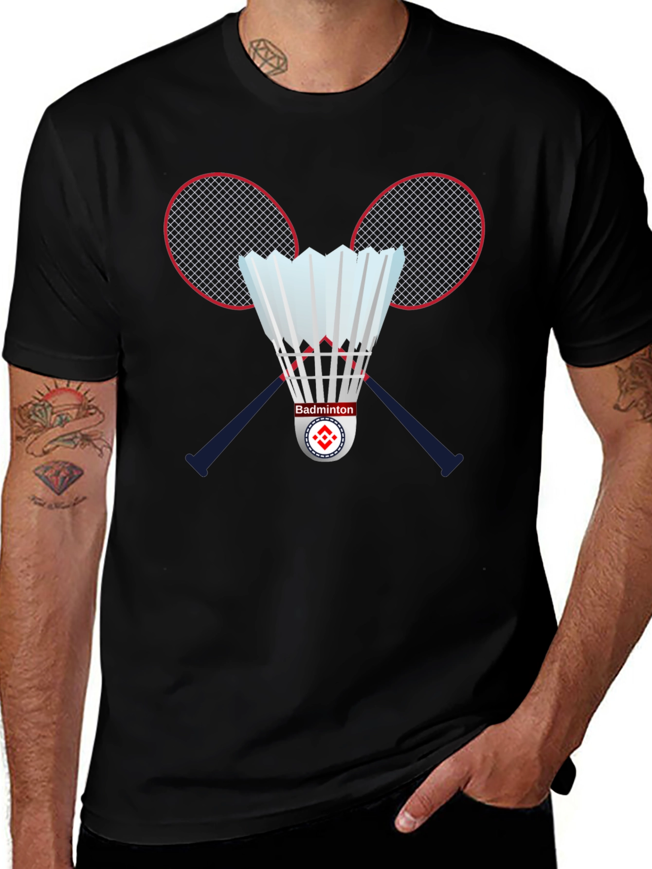 Badminton Graphic T-Shirt: Play in Style!