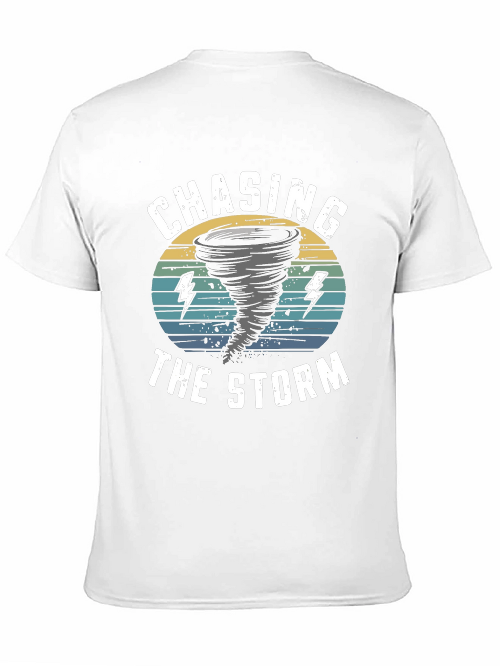 Chasing The Storm Black Graphic Tee