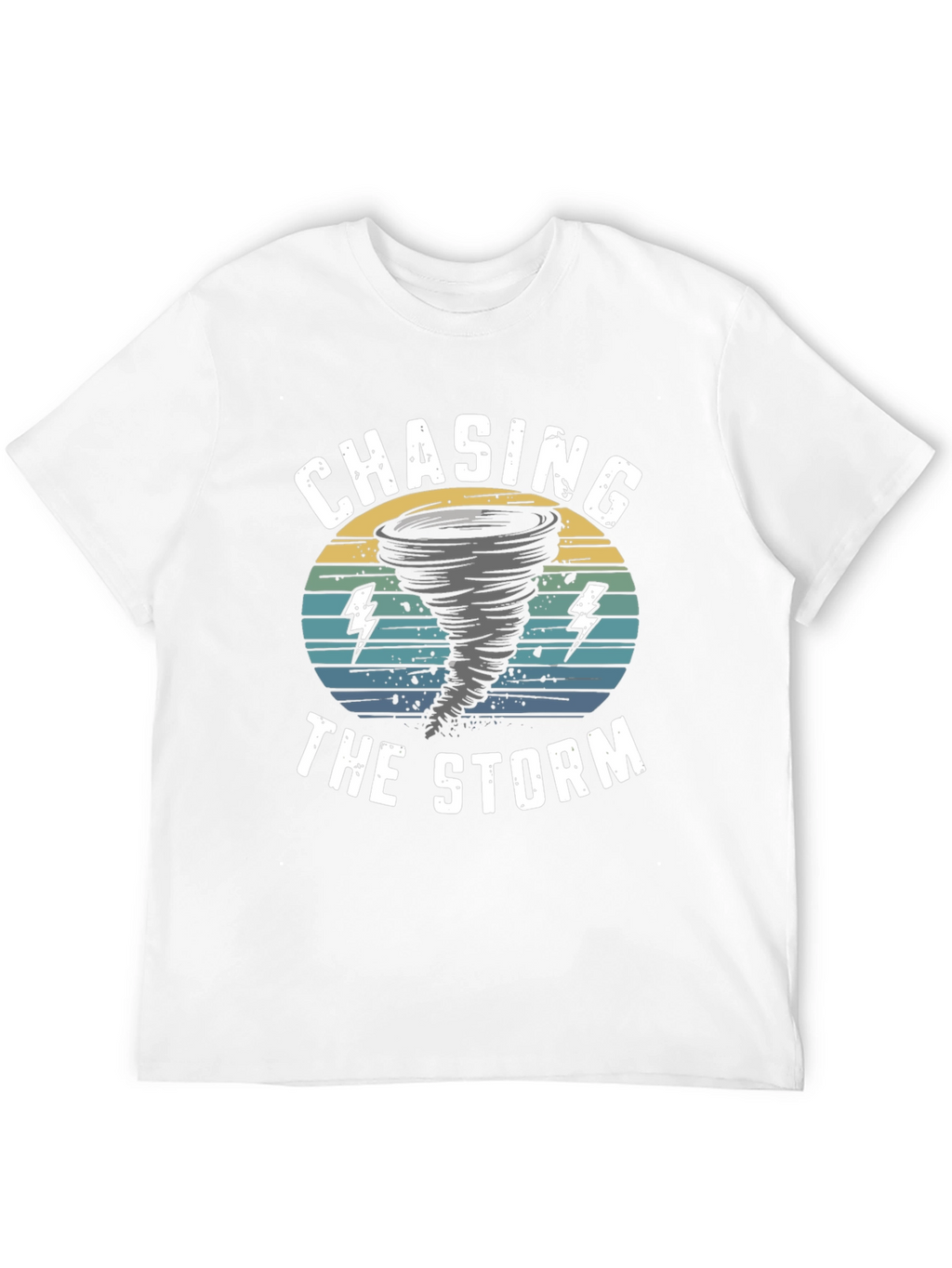 Chasing The Storm Black Graphic Tee