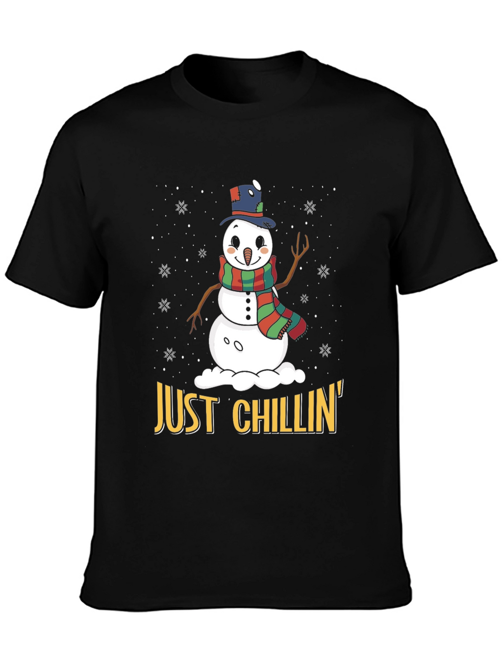 Just Chillin Snowman Graphic Tee
