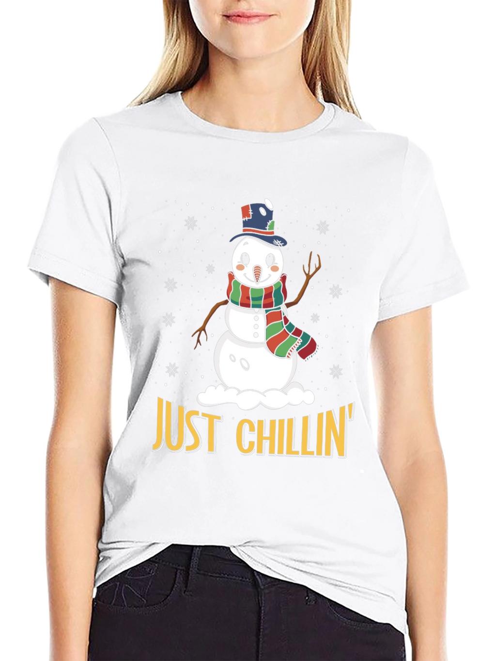 Just Chillin Snowman Graphic Tee