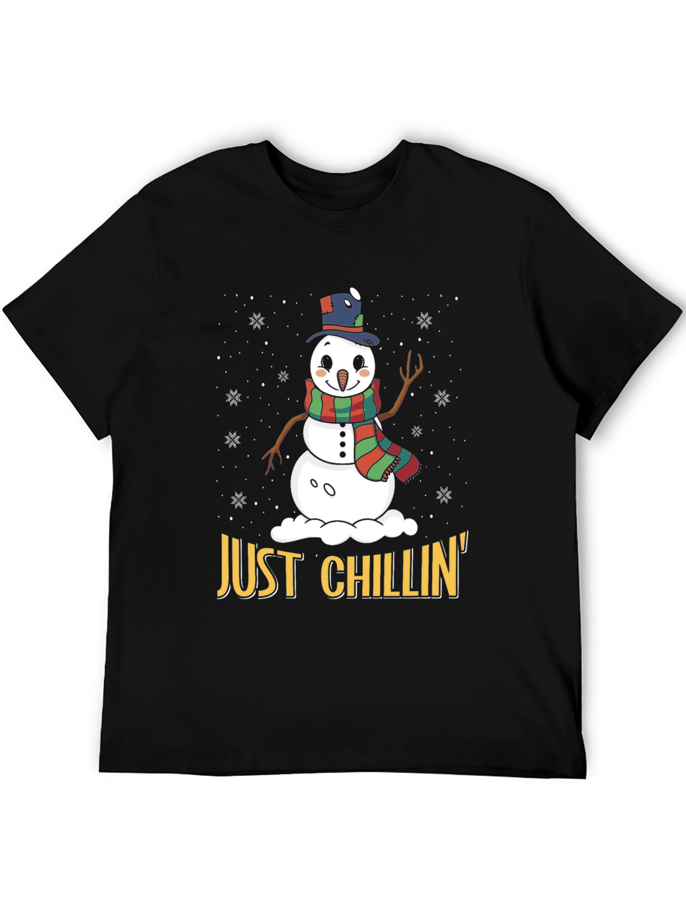 Just Chillin Snowman Graphic Tee