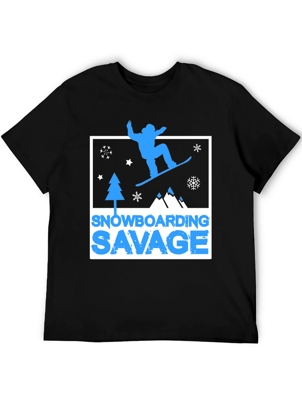 Snowboarding Savage Graphic T-Shirt