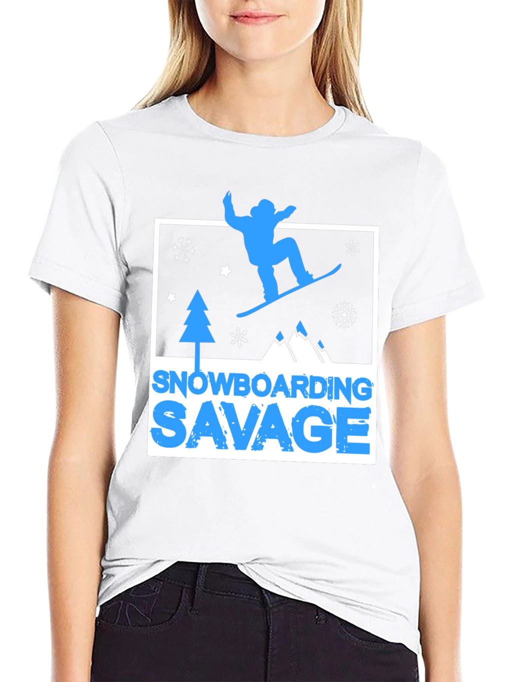 Snowboarding Savage Graphic T-Shirt