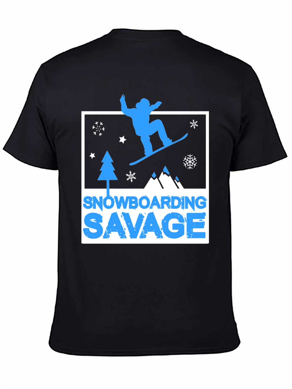 Snowboarding Savage Graphic T-Shirt