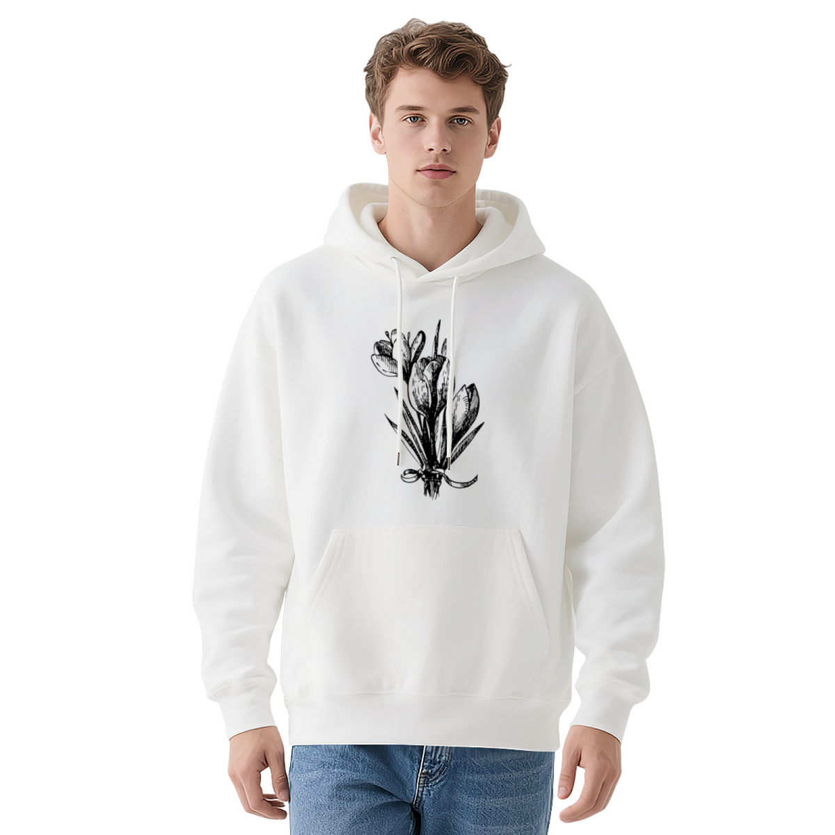 Retro Vintage Hoodie - Trendy Streetwear Graphic Sweatshirt #0516