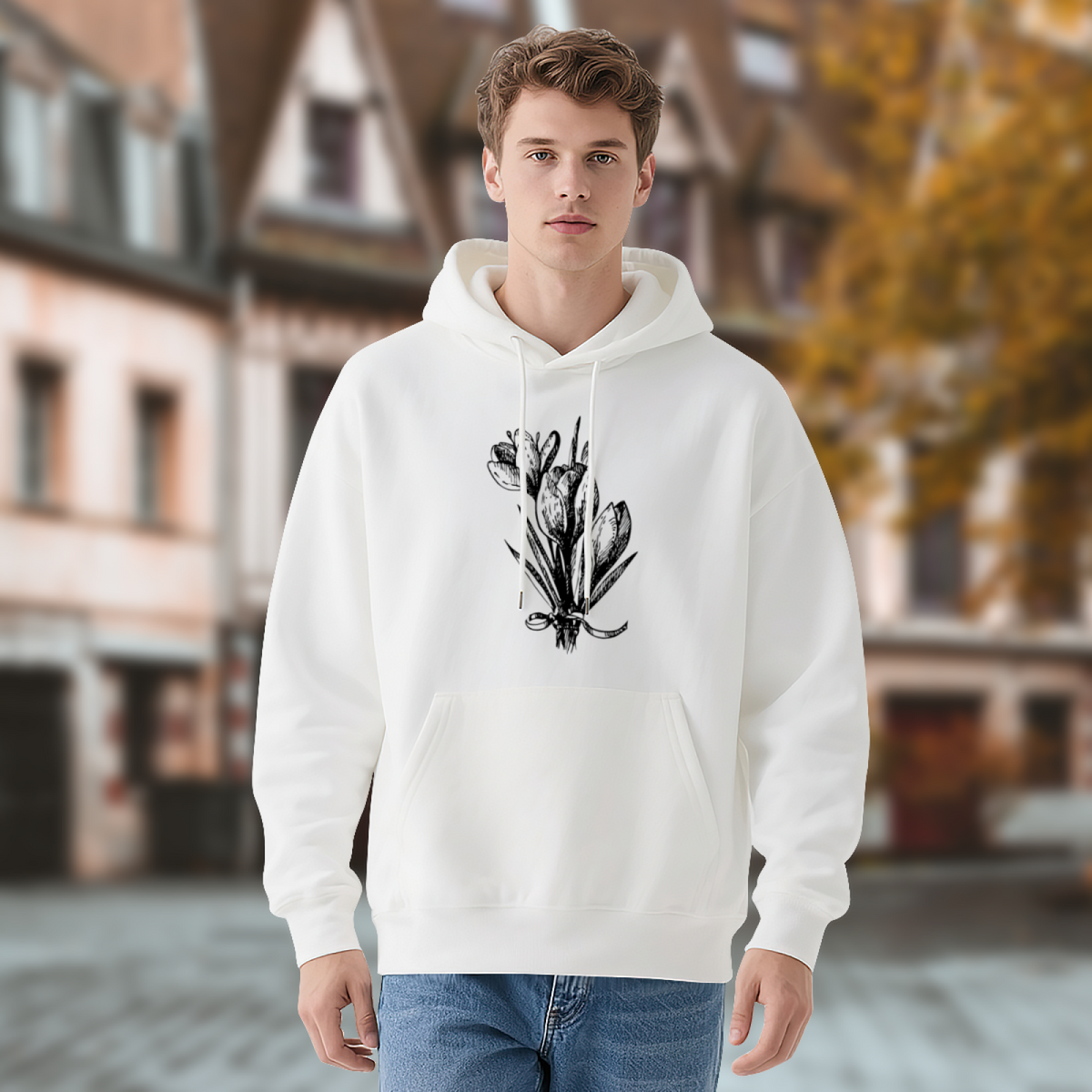 Retro Vintage Hoodie - Trendy Streetwear Graphic Sweatshirt #0516