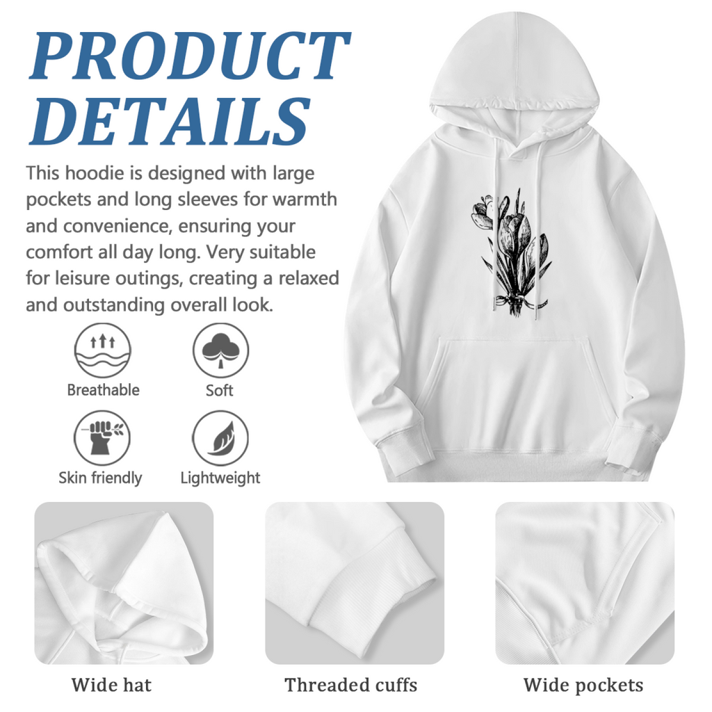 Retro Vintage Hoodie - Trendy Streetwear Graphic Sweatshirt #0516