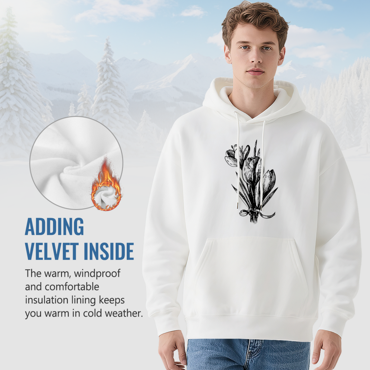Retro Vintage Hoodie - Trendy Streetwear Graphic Sweatshirt #0516