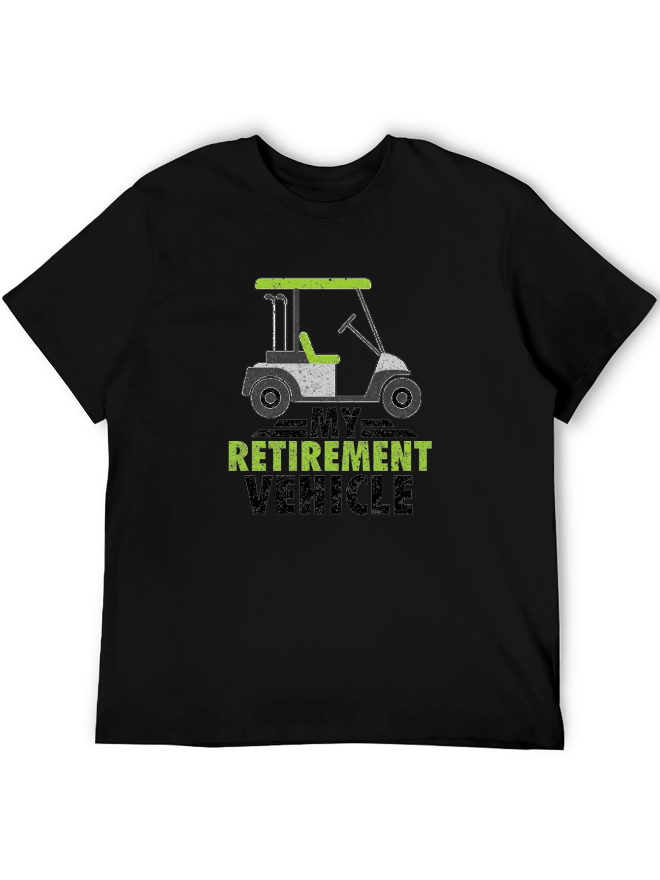 Retirement Vehicle Graphic Tee - Golf Cart T-Shirt