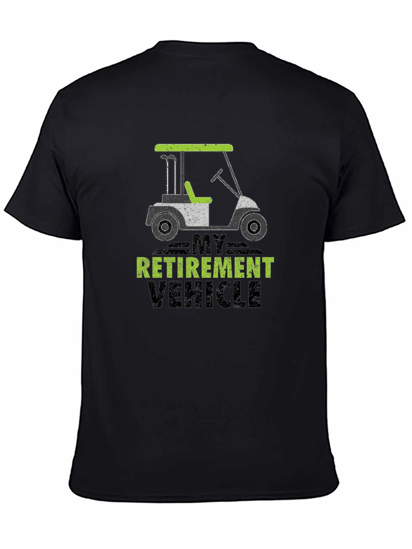 Retirement Vehicle Graphic Tee - Golf Cart T-Shirt