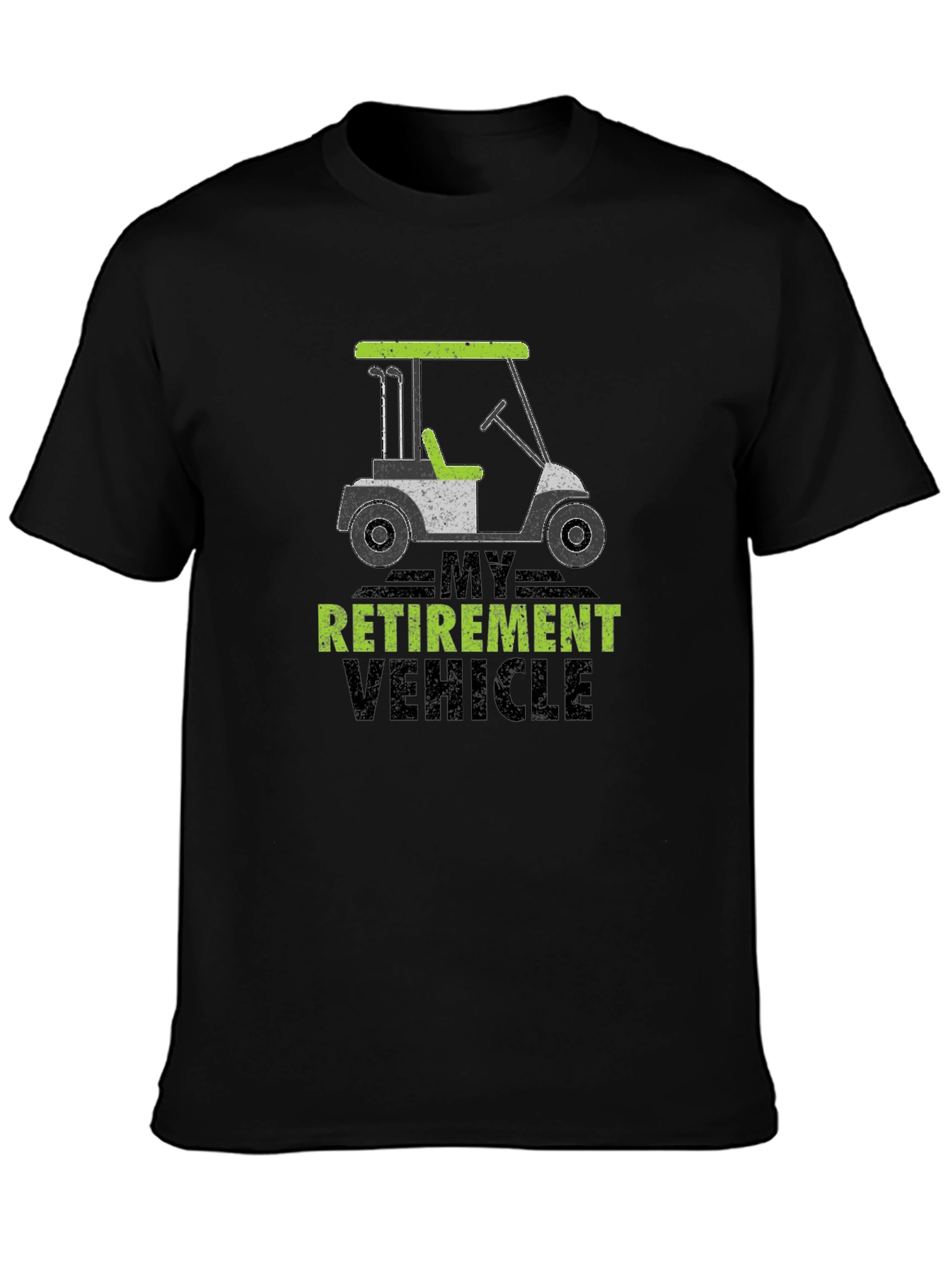 Retirement Vehicle Graphic Tee - Golf Cart T-Shirt