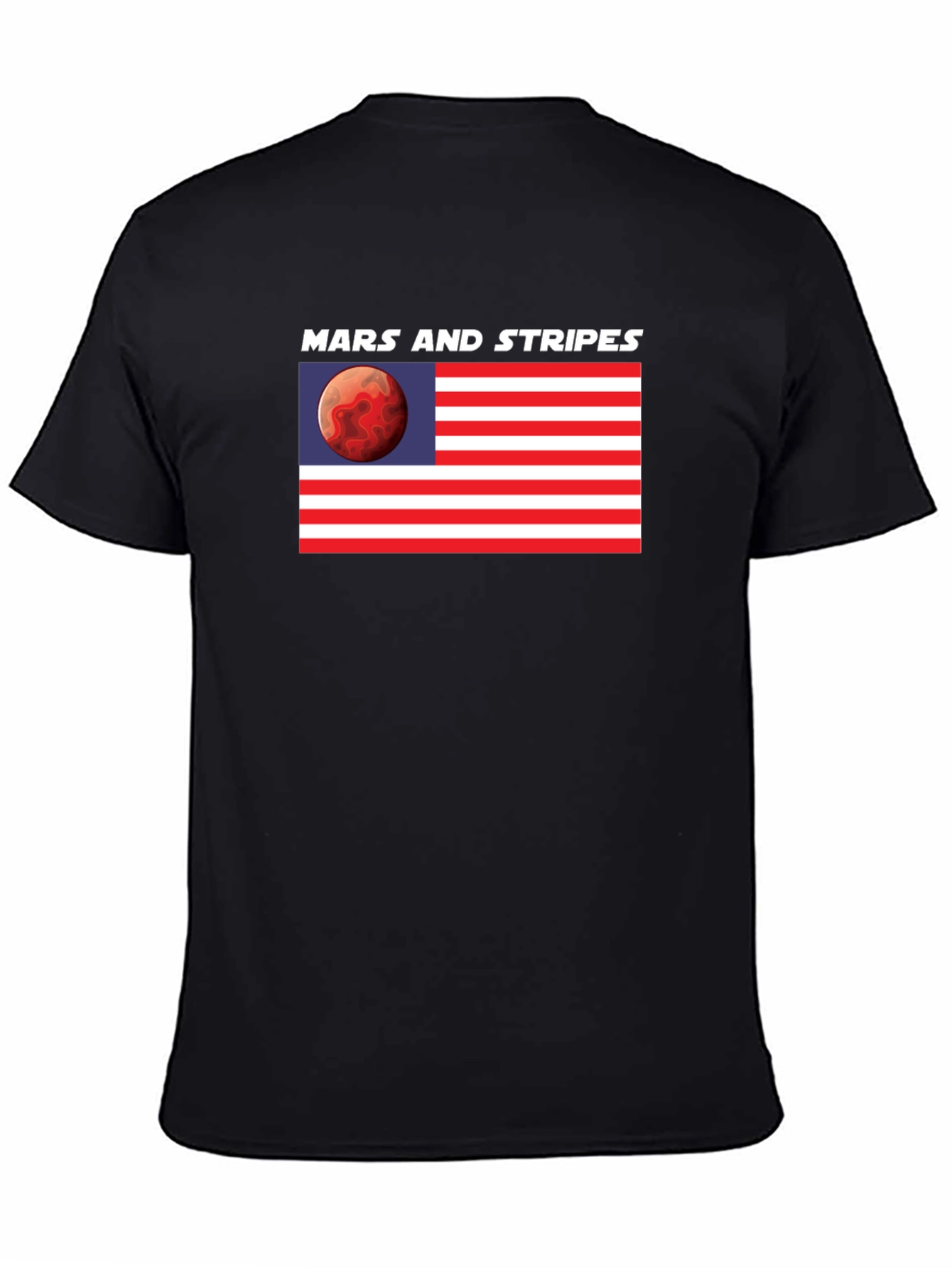 Mars and Stripes Graphic T-Shirt
