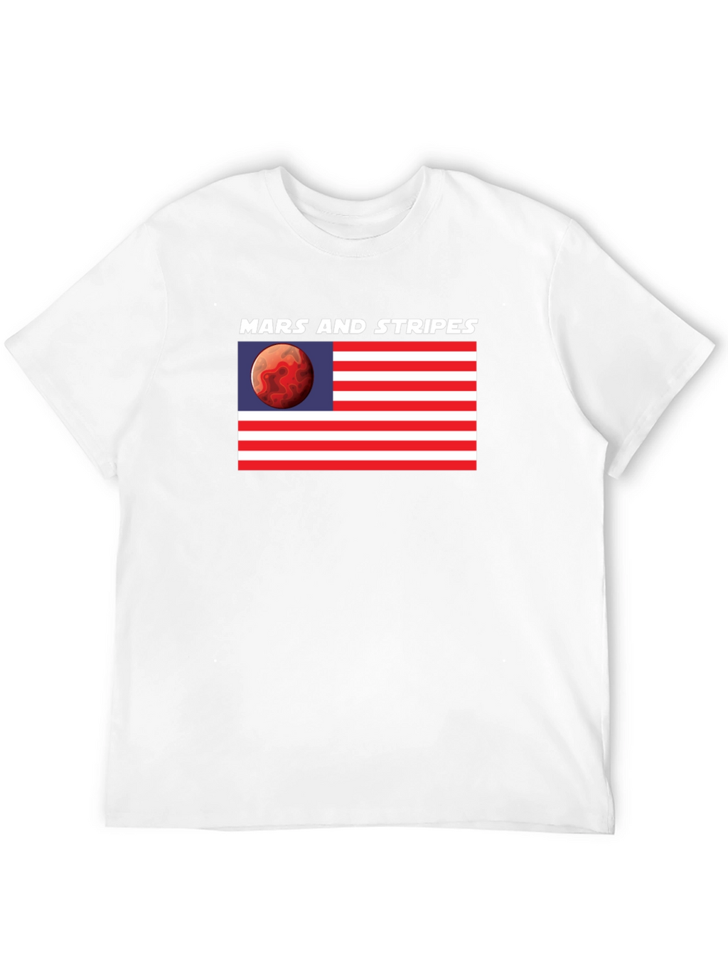 Mars and Stripes Graphic T-Shirt