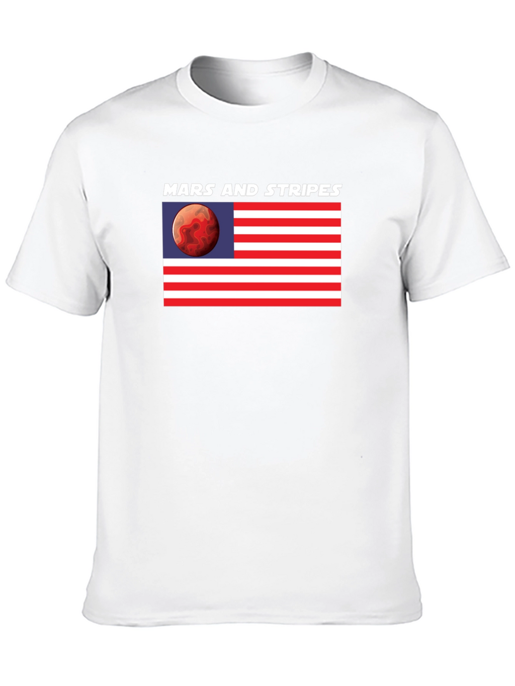Mars and Stripes Graphic T-Shirt