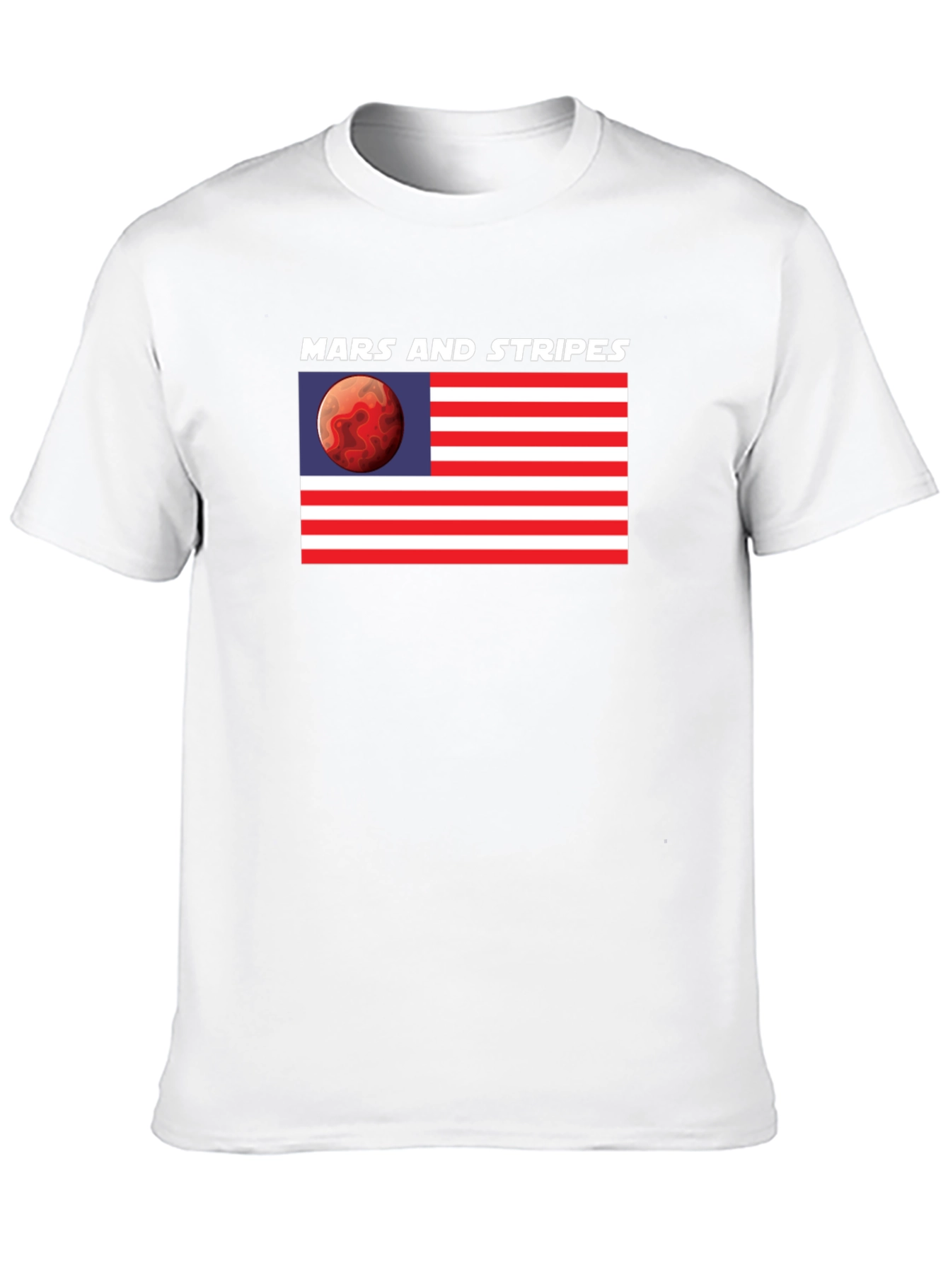 Mars and Stripes Graphic T-Shirt
