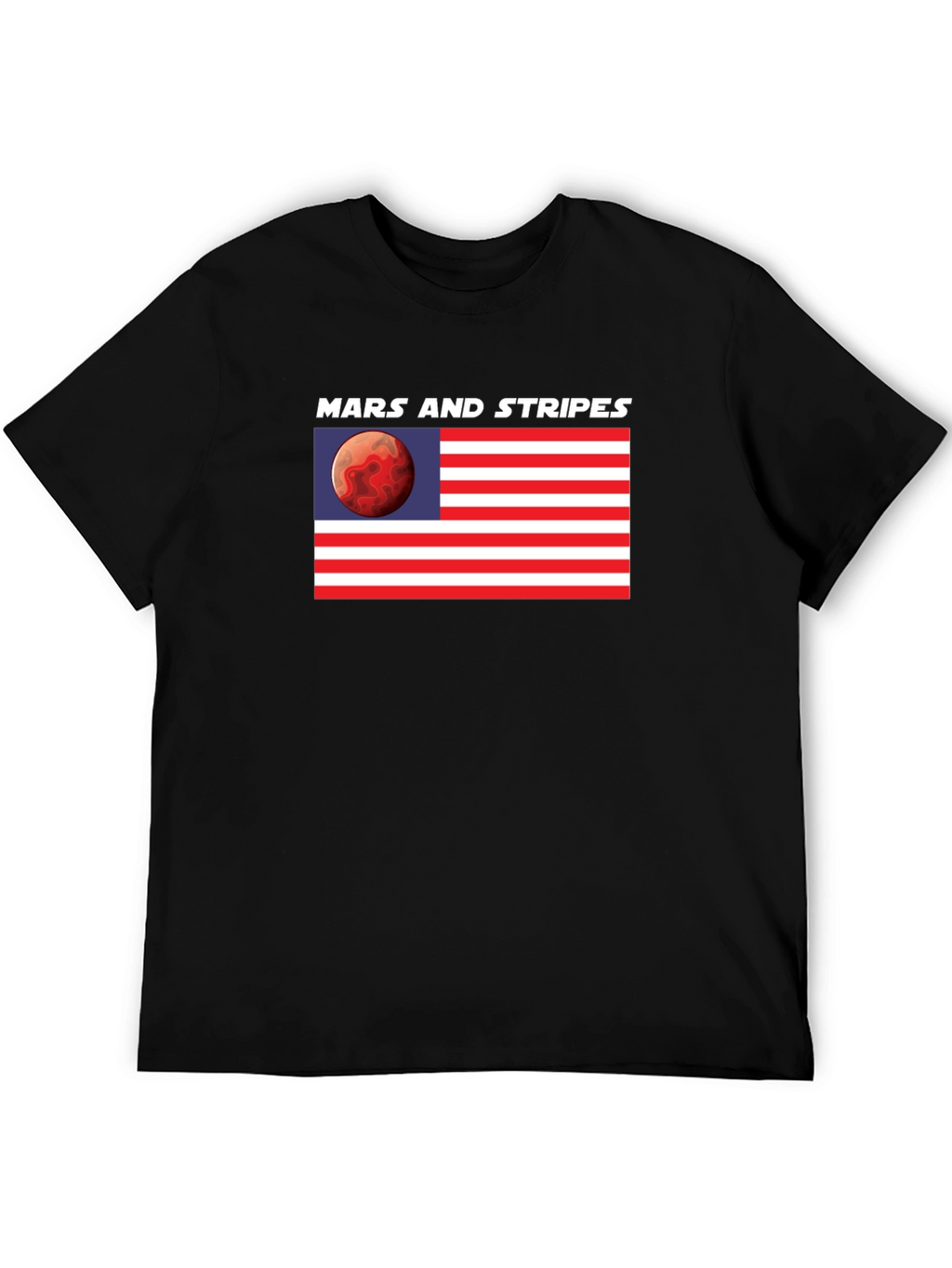 Mars and Stripes Graphic T-Shirt