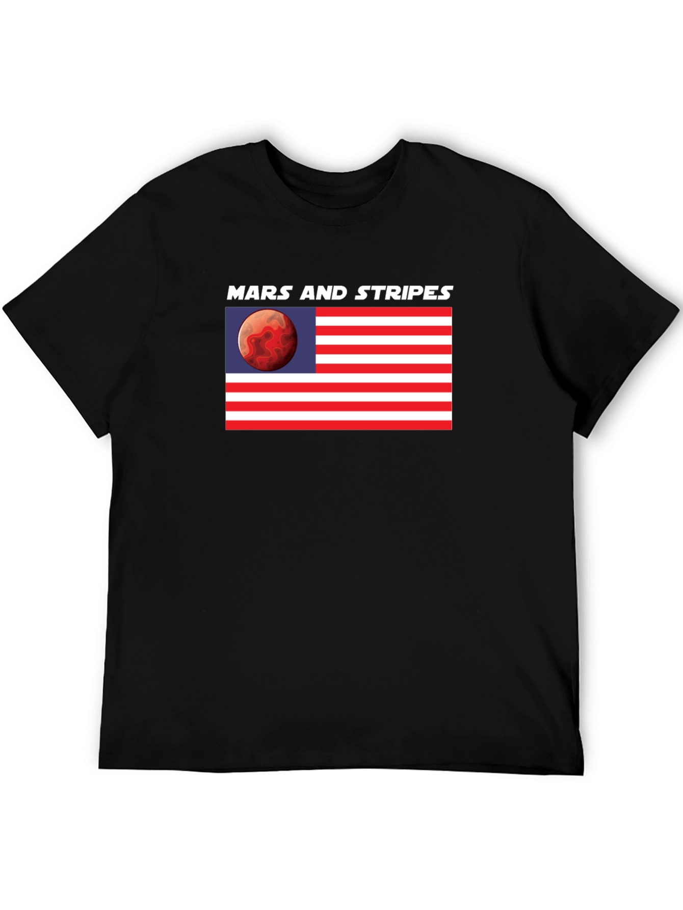 Mars and Stripes Graphic T-Shirt